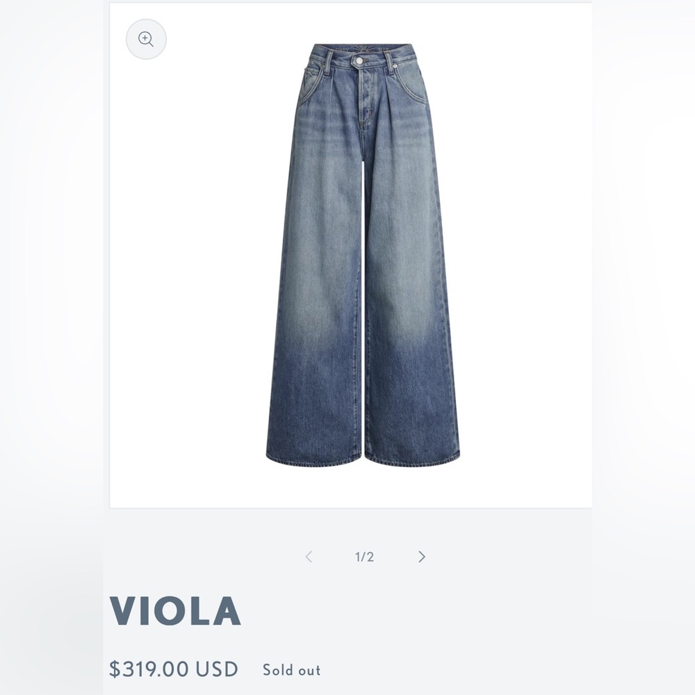 AG Adriano Goldschmied Daily Blue, Viola Jeans Sz 26, SAL is the color blue, NWT - Picture 2 of 10